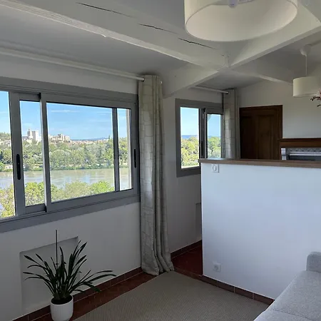 Charmante Petite Maison Avec Vue Panoramique, En Centre Historique, Proche D'avignon, Ancienne, Renovee, Climatisee, Terrasse, Parking Public Gratuit * Villeneuve-lès-Avignon